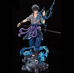 Колекційна фігурка Naruto Sasuke Uchiha - аніме-статуетка Наруто Саске Учіха з ефектом блискавки Chidori, 23 см