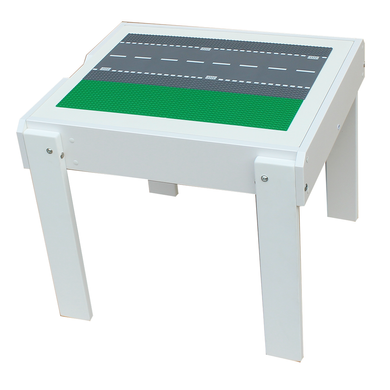 Дитячий столик-пісочниця Yuliana з підсвічуванням і ігровою поверхнею LEGO Classic дорога+зелений