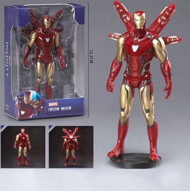 Фигурка Iron Man с крыльями 12.3 см &ndash; коллекционная игрушка Marvel Avengers / Железный Человек с аксессуарами