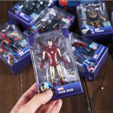 Фигурка Iron Man с крыльями 12.3 см &ndash; коллекционная игрушка Marvel Avengers / Железный Человек с аксессуарами