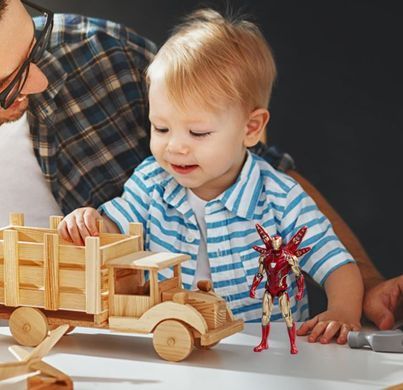 Фигурка Iron Man с крыльями 12.3 см &ndash; коллекционная игрушка Marvel Avengers / Железный Человек с аксессуарами