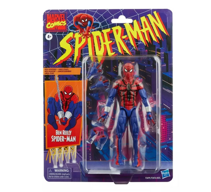 Колекційна екшн-фігурка Spider-Man Marvel Legends Retro 90s &ndash; Людина-Павук Серія Легенд Ретро, 15 см
