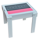 Дитячий столик-пісочниця Yuliana з підсвічуванням і ігровою поверхнею LEGO Classic дорога+рожевий