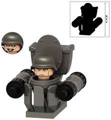Минифигурка Солдат Скибиди Туалет minifigure Flashlight Laser Guardian Skibidi Toilet K2220