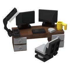 Фигурка Офисный стол Рабочий стол figures tables Creative MOC0030-A