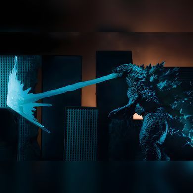 Колекційна фігурка Godzilla King of Monsters &mdash; Годзілла Король монстрів з атомним променем та військовими кораблями, 16 см