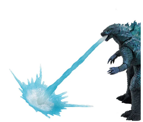 Коллекционная фигурка Godzilla King of Monsters - Годзилла Король монстров с атомным лучом и военными кораблями, 16 см