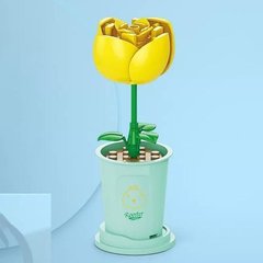 Конструктор квітка у горщику жовта Троянда Серія «Вічні квіти» Constructor f flower in a pot Jasmine 8814-10