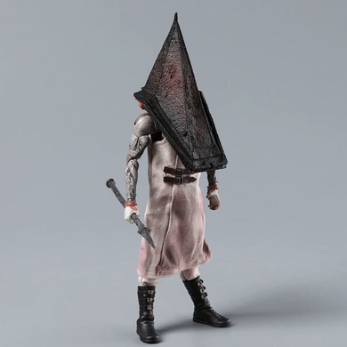 Коллекционная экшн-фигурка Пирамидоголовая из Сайлент Хилл / Pyramid Head Silent Hill 2 &mdash; коллекционная horror action figure Deluxe Edition с аксессуарами, 21 см