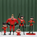 Набор фигурок героев мультфильма "Суперсемейка" (The Incredibles)