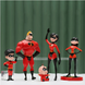 Набор фигурок героев мультфильма "Суперсемейка" (The Incredibles)