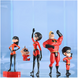 Набор фигурок героев мультфильма "Суперсемейка" (The Incredibles)