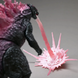Коллекционная фигурка Godzilla King of Monsters Burning Version - Годзилла Король монстров с красным атомным лучом и кораблями, 16 см
