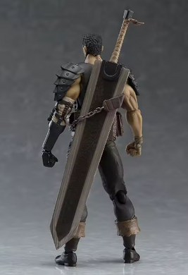 Коллекционная фигурка Гатс / Guts Berserk 17 см &mdash; подвижная action figure Гатс Берсерк с мечом Dragon Slayer и сменными аксессуарами