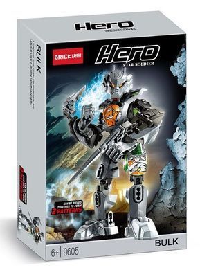 Конструктор фігурка супергерой BULK серія "Фабрика героїв Hero Factory Star Warrior Building Blocks Robot Mech 9605