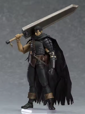 Коллекционная фигурка Гатс / Guts Berserk 17 см &mdash; подвижная action figure Гатс Берсерк с мечом Dragon Slayer и сменными аксессуарами