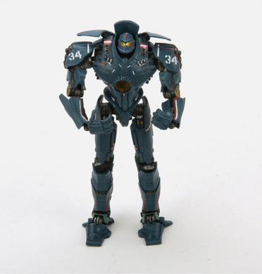 Коллекционная экшн-фигурка Gipsy Danger / Джипси Денджер Pacific Rim &mdash; боевой робот Егерь Бродяга Опасный с Тихоокеанский Рубеж Jaeger Action Figure с LED-подсветкой и аксессуарами, 18 см