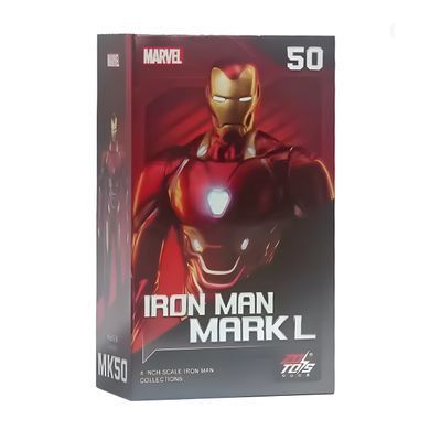 Коллекционная экшн-фигурка Железного Человека Марвел MARK L. Action Figure Marvel Iron Man Mark 50, 11 см в коробке, коллекционная модель