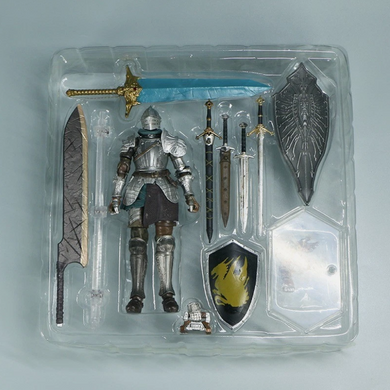 Фигурка Dark Souls рыцарь Astora Оскар / Рыцарь Фараам / Faraam Knight, Balder Knight подвижная action figure 15 см с мечом и щитомэкшн-фигурка Пирамидоголовая из Сайлент Хилл / Pyramid Head Silent Hill 2 Red Pyramid Thing Statue 22 см с мечом