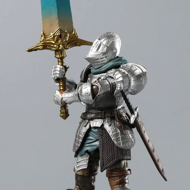 Фигурка Dark Souls рыцарь Astora Оскар / Рыцарь Фараам / Faraam Knight, Balder Knight подвижная action figure 15 см с мечом и щитомэкшн-фигурка Пирамидоголовая из Сайлент Хилл / Pyramid Head Silent Hill 2 Red Pyramid Thing Statue 22 см с мечом