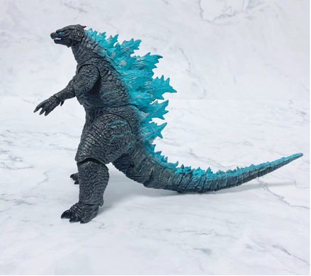 Коллекционная фигурка Годзиллы Godzilla King of Monsters &mdash; кайдзю Король монстров с голубыми шипами, 16 см