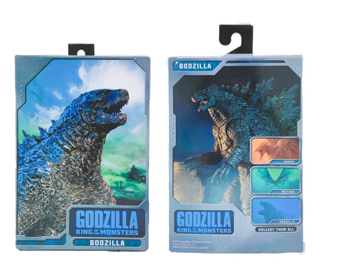 Коллекционная фигурка Годзиллы Godzilla King of Monsters &mdash; кайдзю Король монстров с голубыми шипами, 16 см