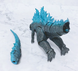 Коллекционная фигурка Годзиллы Godzilla King of Monsters &mdash; кайдзю Король монстров с голубыми шипами, 16 см
