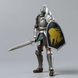 Фигурка Dark Souls рыцарь Astora Оскар / Рыцарь Фараам / Faraam Knight, Balder Knight подвижная action figure 15 см с мечом и щитомэкшн-фигурка Пирамидоголовая из Сайлент Хилл / Pyramid Head Silent Hill 2 Red Pyramid Thing Statue 22 см с мечом