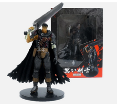 Коллекционная фигурка Гатс / Guts Berserk 21 см &mdash; Гатс Берсерк с мечом Dragon Slayer anime action figure Черный Мечник