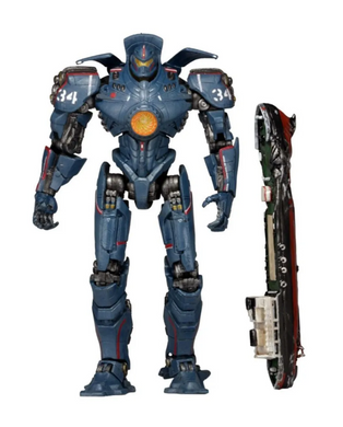 Коллекционная экшн-фигурка работа Gipsy Avenger (Striker Eureka) Pacific Rim &mdash; боевой меха-егерь с аксессуарами из Тихоокеанского Рубежа, подвижная Action Figure Pacific Rim (Егерь №34)