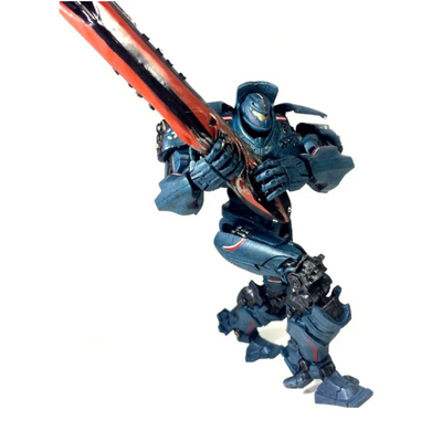 Коллекционная экшн-фигурка работа Gipsy Avenger (Striker Eureka) Pacific Rim &mdash; боевой меха-егерь с аксессуарами из Тихоокеанского Рубежа, подвижная Action Figure Pacific Rim (Егерь №34)
