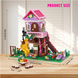 Игровой конструктор "Домик на дереве" с минифигурками и горкой - Tree House Playset, 21.5&times;25.5&times;13 см, 685 деталей