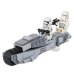 Конструктор Первого Ордена Песчаный мотоцикл Звёздные войны constructor First Order Sand Motorcycle MOC2137-A