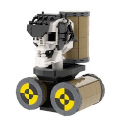 Конструктор Гигантский Радиоактивный Скибиди-Скелет figures Skeleton Toilet Man Skibidi Toilet MOC1362