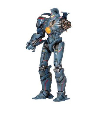 Коллекционная экшн-фигурка работа Pacific Rim &laquo;Gipsy Danger &ndash; Anchorage Attack&raquo; &mdash; боевой меха-егерь с боевыми повреждениями Тихоокеанский Рубеж, подвижная Action Figure Pacific Rim