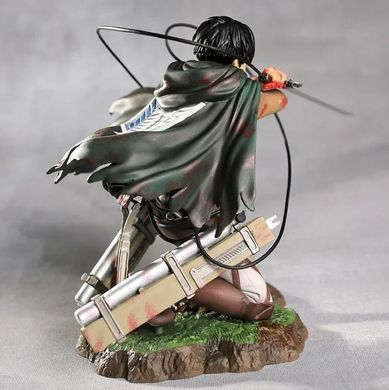 Фигурка аниме для геймеров Леви Аккерман Attack on Titan Rival Ackerman Статуэтка Атака Титанов 16см Action Figure