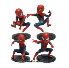 Набор из 4 мини-фигурок "Человек паук" Spider Man Superhero Марвел Marvel