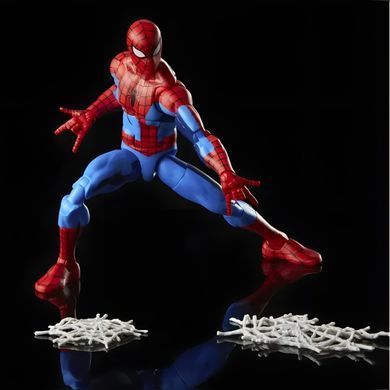 Коллекционная фигурка Spider-Man (Человек-паук, Питер Паркер) Marvel Comics Legends Series 15 см с паутиной и сменными руками