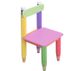 Детский набор "Карандашики" 60х60 столик и стульчик 1шт (цвет столешницы - розовый)