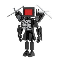 Конструктор Титан ТВМен Титан СинемаМен Скибиди Туалет figures Upgraded Titan TV man Skibidi Toilet MOC1331