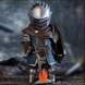 Коллекционная фигурка Dark Souls (Дарк Соулс) &mdash; Oscar Knight of Astora (Рыцарь Оскар у костра) 11 см