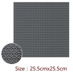 Опорна плита Сірий колір base plate grey 25.5 x 25.5 см (32 x 32 крапки) T549