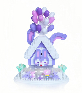 Конструктор будиночок із кульками Balloon House M2025, міні-блоки, колекційний набір, декор, building blocks