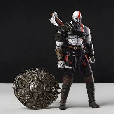 Фігурка Kratos / Кратос &ndash; God of War (Бог війни) &ndash; Ігровий персонаж, колекційна фігурка з сокирою Leviathan / Левіафан