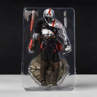 Фігурка Kratos / Кратос &ndash; God of War (Бог війни) &ndash; Ігровий персонаж, колекційна фігурка з сокирою Leviathan / Левіафан