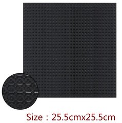 Опорна плита Чорний колір base plate Black 25.5 x 25.5 см (32 x 32 крапки) T551