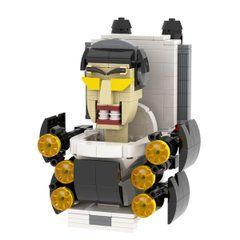 Конструктор Скибиди улучшенный Туалет G-man figures Upgrade toilet G-man Skibidi Toilet MOC1340