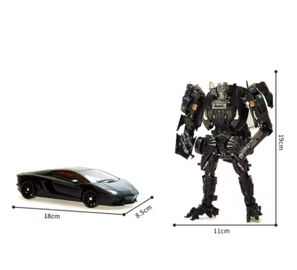 Робот-трансформер Локдаун в чорному кольорі, Трансфомеры 4 - Lamborghini Lockdown Robot Car, 19СМ