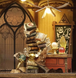 Мініатюра будиночок HELEVORN SCHOOL OF MAGIC 3D &mdash; конструктор, ляльковий будинок, DIY набір із підсвіткою, магічна школа, подарунок для дітей і дорослих