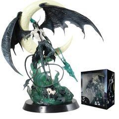 Коллекционная фигурка Улькиорра Шифер Ulquiorra Cifer Bleach со светодиодной подсветкой &ndash; аниме статуэтка-ночник с USB, 40 см